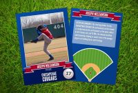 Ace: Baseball Card Template with Custom Baseball Cards Template