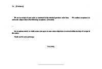 Acknowledgment And Acceptance Of Order Template Pertaining in Certificate Of Acceptance Template