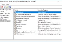 Active Directory Certificate Services – Powershell For inside Active Directory Certificate Templates
