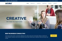 Acura Business Bootstrap Website Template 2020 throughout Bootstrap Templates For Business