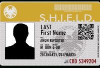 Agent's Of S.h.i.e.l.d. Id Cardsanchez2007He Psd File in Shield Id Card Template