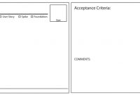 Agile Story Card Templates – Solutionsiq in Acceptance Card Template