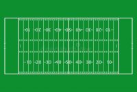 American Football Field. Green Grass Football Court regarding Blank Football Field Template