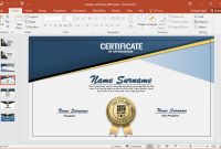 Animated Certificate Powerpoint Template inside Powerpoint Certificate Templates Free Download