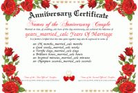 Anniversary – Download And Print A Unique Anniversary within Anniversary Certificate Template Free