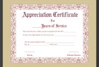 Appreciation-Certificate-For-Years-Of-Service-Template for Certificate For Years Of Service Template