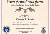 Army Good Conduct Medal Certificate Template (2 inside Army Good Conduct Medal Certificate Template