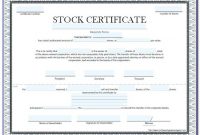 Australian Company Share Certificate Template | Vincegray2014 for Share Certificate Template Australia