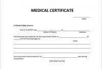 Australian Doctors Certificate Template (2 for Australian Doctors Certificate Template