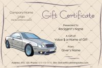 Autos Gift Certificate Template – Gct within Automotive Gift Certificate Template