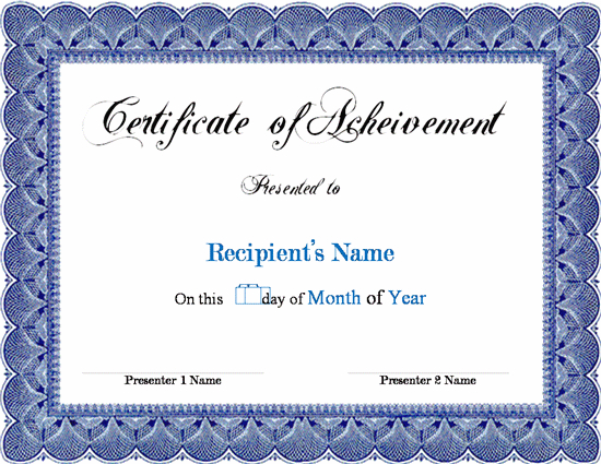 Award Certificate Template Microsoft Word Links Service with regard to Microsoft Word Certificate Templates