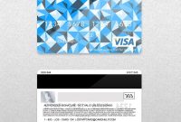 Bank Card (Credit Card) Layout – Psd Template | Zamartz pertaining to Credit Card Templates For Sale