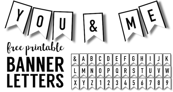 Banner Templates Free Printable Abc Letters | Paper Trail Design pertaining to Diy Banner Template Free