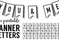 Banner Templates Free Printable Abc Letters | Paper Trail Design with Printable Banners Templates Free