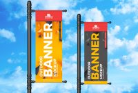 Banners Mockup Designs, Themes, Templates And Downloadable in Street Banner Template