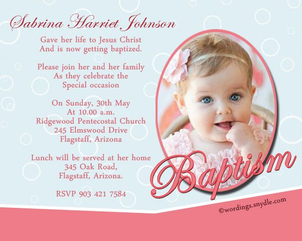 Baptism Invitation Wording Samples | Baptism Invitation with regard to Baptism Invitation Card Template