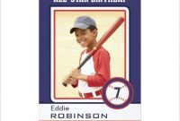 Baseball Card Template – 9+Free Printable Word, Pdf, Psd inside Free Sports Card Template