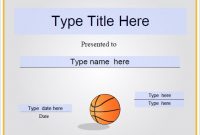 Basketball Camp Certificate Template 5 In 2020 | Free within Basketball Camp Certificate Template
