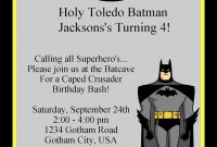 Batman Birthday Invitations Invitation Template | Batman intended for Batman Birthday Card Template