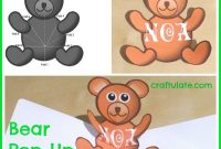 Bear Pop Up Card Tutorial | Pop Up Card Templates, Teddy pertaining to Teddy Bear Pop Up Card Template Free