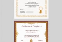 Beautiful Certificate Templates | Free Vector pertaining to Beautiful Certificate Templates