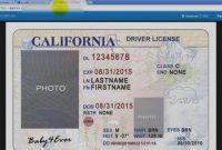 Best California Drivers License Template Download | Id Card throughout Blank Drivers License Template
