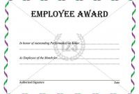 Best Employee Award Template Download Now regarding Best Employee Award Certificate Templates