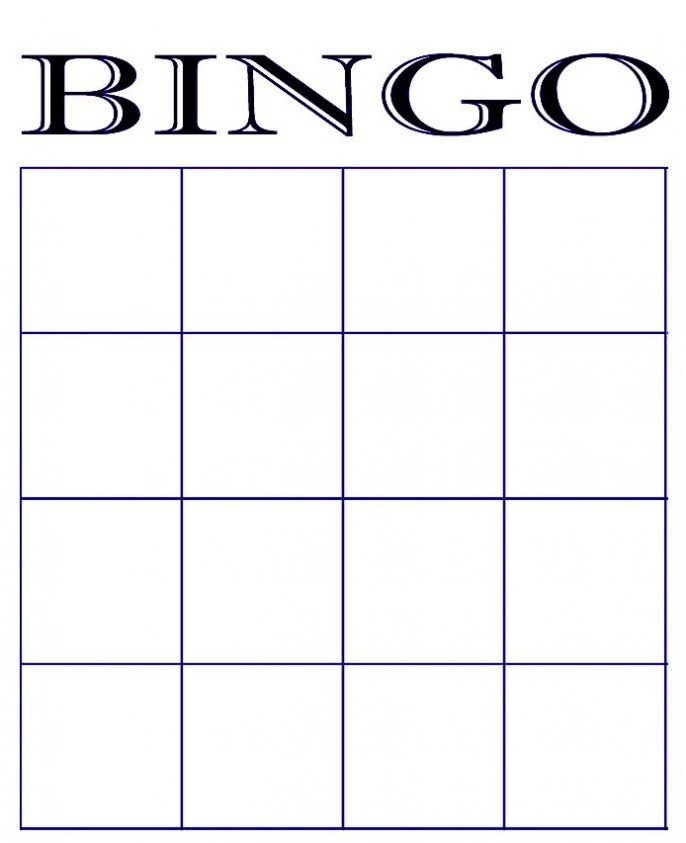 Bingo Templates For Microsoft Word – Aktin pertaining to Blank Bingo ...