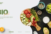 Bio Food Banner Template With Photo | Free Psd File regarding Food Banner Template