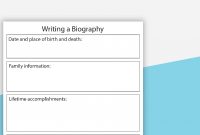 Biography Template with Bio Card Template