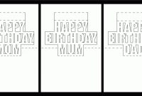 Birds Cards – Part 17 | Pop Up Card Templates, Pop Up Cards intended for Happy Birthday Pop Up Card Free Template