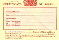 Birth Certificate Template Uk (2 pertaining to Birth Certificate Template Uk
