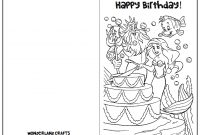 Birthday Cards | Happy Birthday Cards Printable, Birthday for Foldable Birthday Card Template