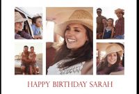 Birthday Collage Maker | Photo-Collage throughout Birthday Card Collage Template