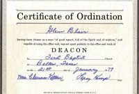 Bishop Ordination Certificate Template Intended For for Ordination Certificate Templates