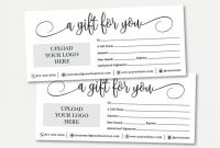 Black And White Gift Certificate Template Free (1 within Black And White Gift Certificate Template Free