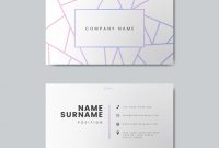 Blank Business Card Design Mockup | Free Psd File with Blank Business Card Template Photoshop