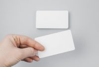 Blank Business Card Template | Free Photo in Plain Business Card Template
