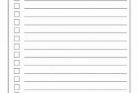 Blank Checklist Template Pdf New 032 Blank Check List Unique in Blank Checklist Template Word