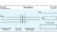 Blank Cheque Stock Illustrations – 1,683 Blank Cheque Stock with Blank Cheque Template Uk