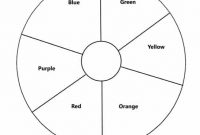 Blank Color Wheel Worksheet Free Download – intended for Blank Color Wheel Template