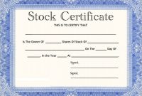 Blank-Corporate-Stock-Certificate-Template-Download throughout Free Stock Certificate Template Download