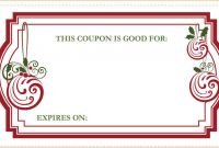 Blank Coupon Template Free In 2020 | Free Coupon Template for Blank Coupon Template Printable