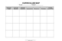 Blank Curriculum Map Template – Free Download | Curriculum pertaining to Blank Curriculum Map Template