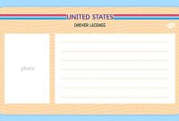 Blank Drivers License Template (Teacher Made) in Blank Drivers License Template