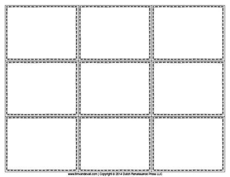 Blank Flash Card Templates | Printable Flash Cards | Pdf with regard to Free Printable Flash Cards Template