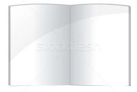 Blank Magazine Spread Or Note Book Pages Design Template inside Blank Magazine Spread Template
