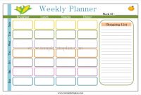 Blank Meal Planner Template | Free Editable Meal Planner with Blank Meal Plan Template