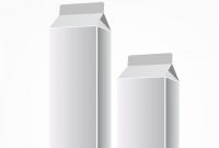 Blank Milk Packaging Vector Template (Free) Vector Free Download throughout Blank Packaging Templates