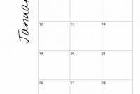 Blank One Month Calendar Template Awesome 029 Blank Monthly regarding Blank One Month Calendar Template